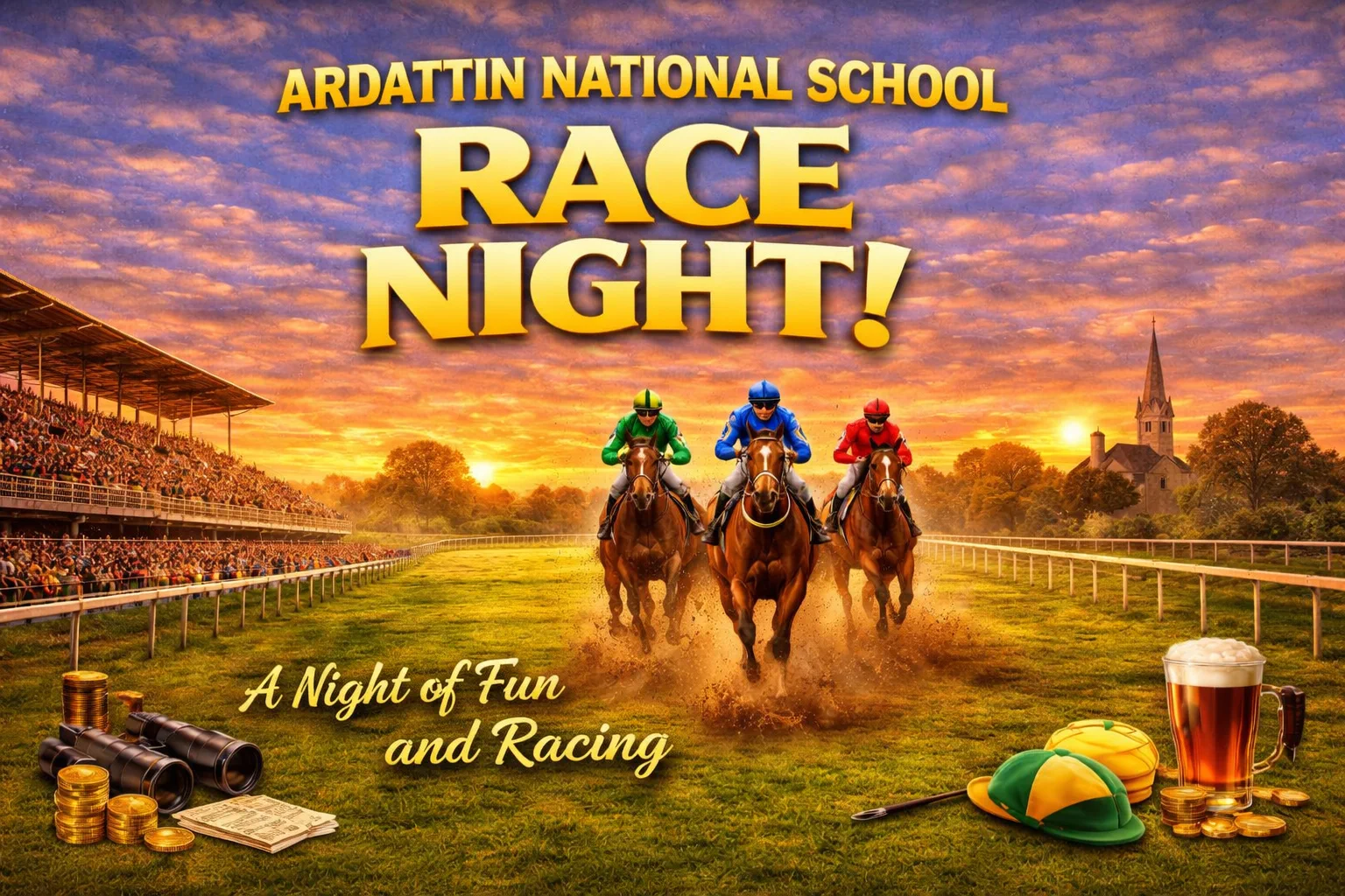 Ardattin National School race night
